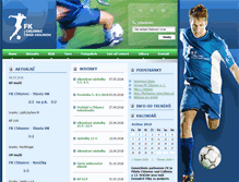 Tablet Screenshot of chlumecky-fotbal.com